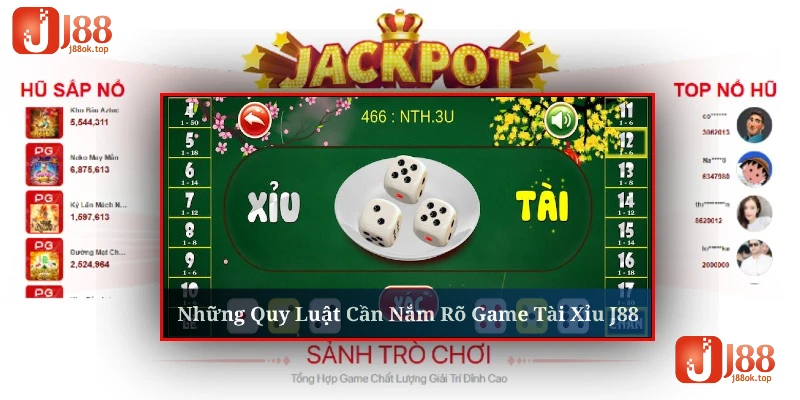 game-tai-xiu-j88-quy-luat-can-nam